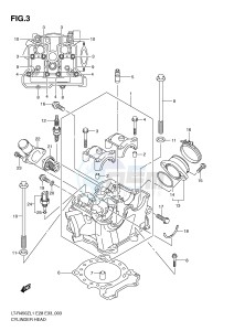 LT-R450 (E28-E33) drawing CYLINDER HEAD