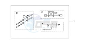 CBF1000S9 Europe Direct - (ED) drawing HEATED GRIP ATT.