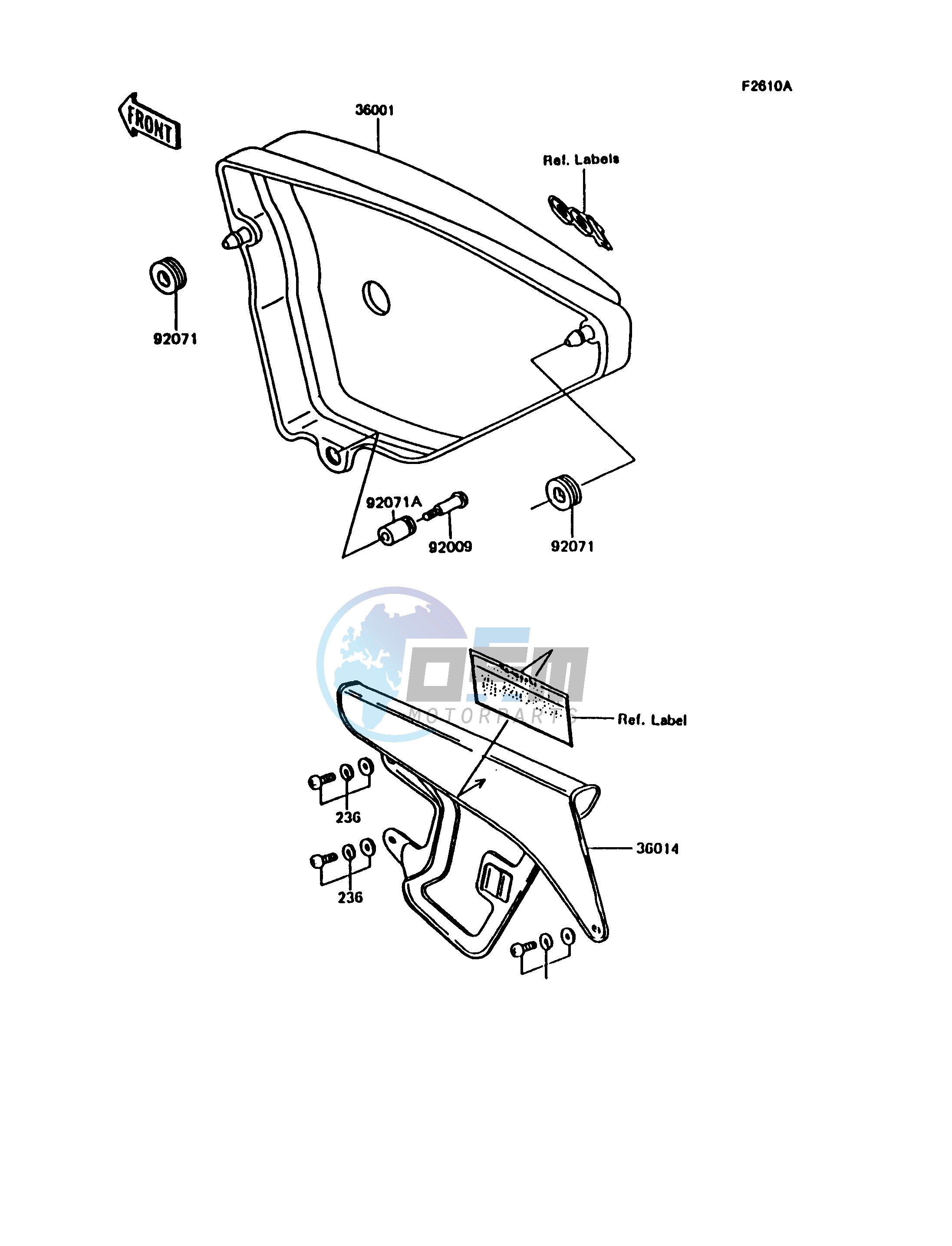 SIDE COVERS_CHAIN COVER-- KE100-B15- -