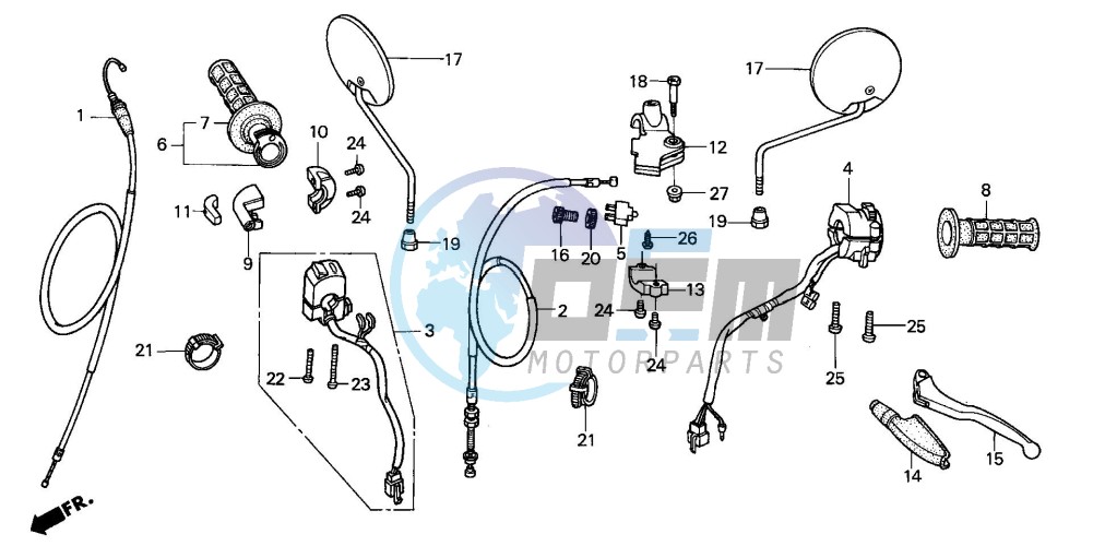 HANDLE LEVER/SWITCH/CABLE