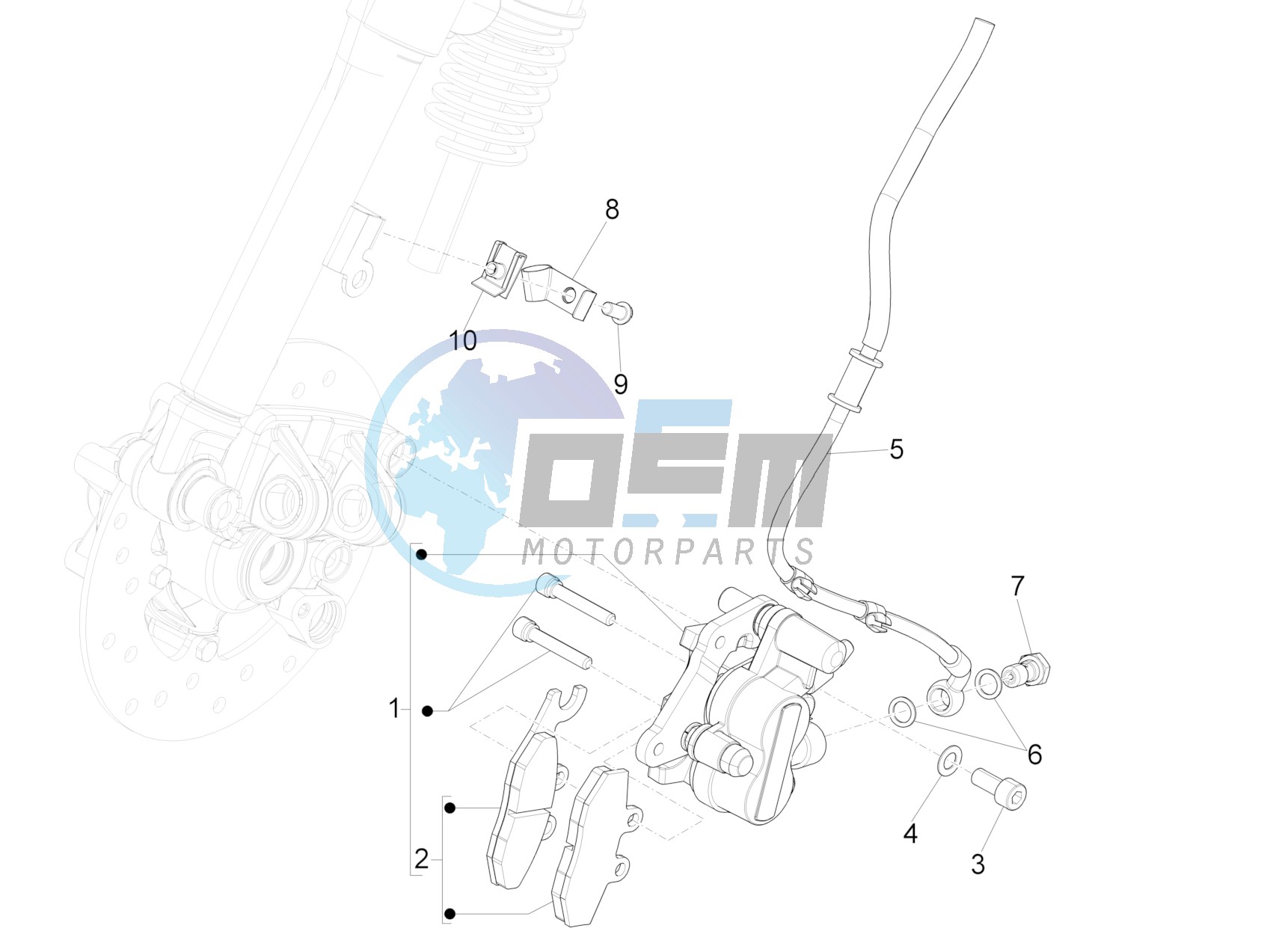 Brakes pipes - Calipers