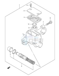 LT-A700X (E28-E33) drawing FRONT MASTER CYLINDER