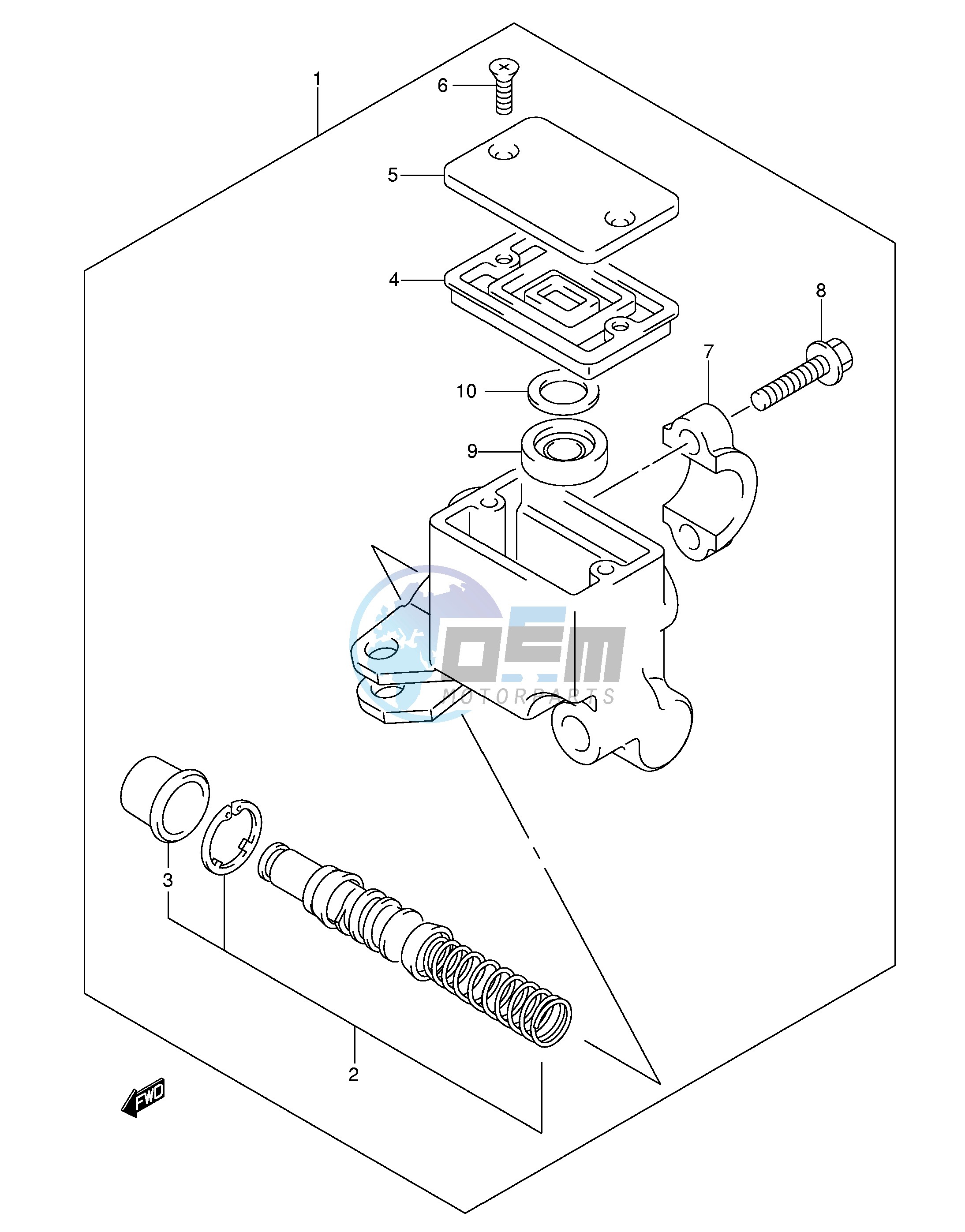 FRONT MASTER CYLINDER