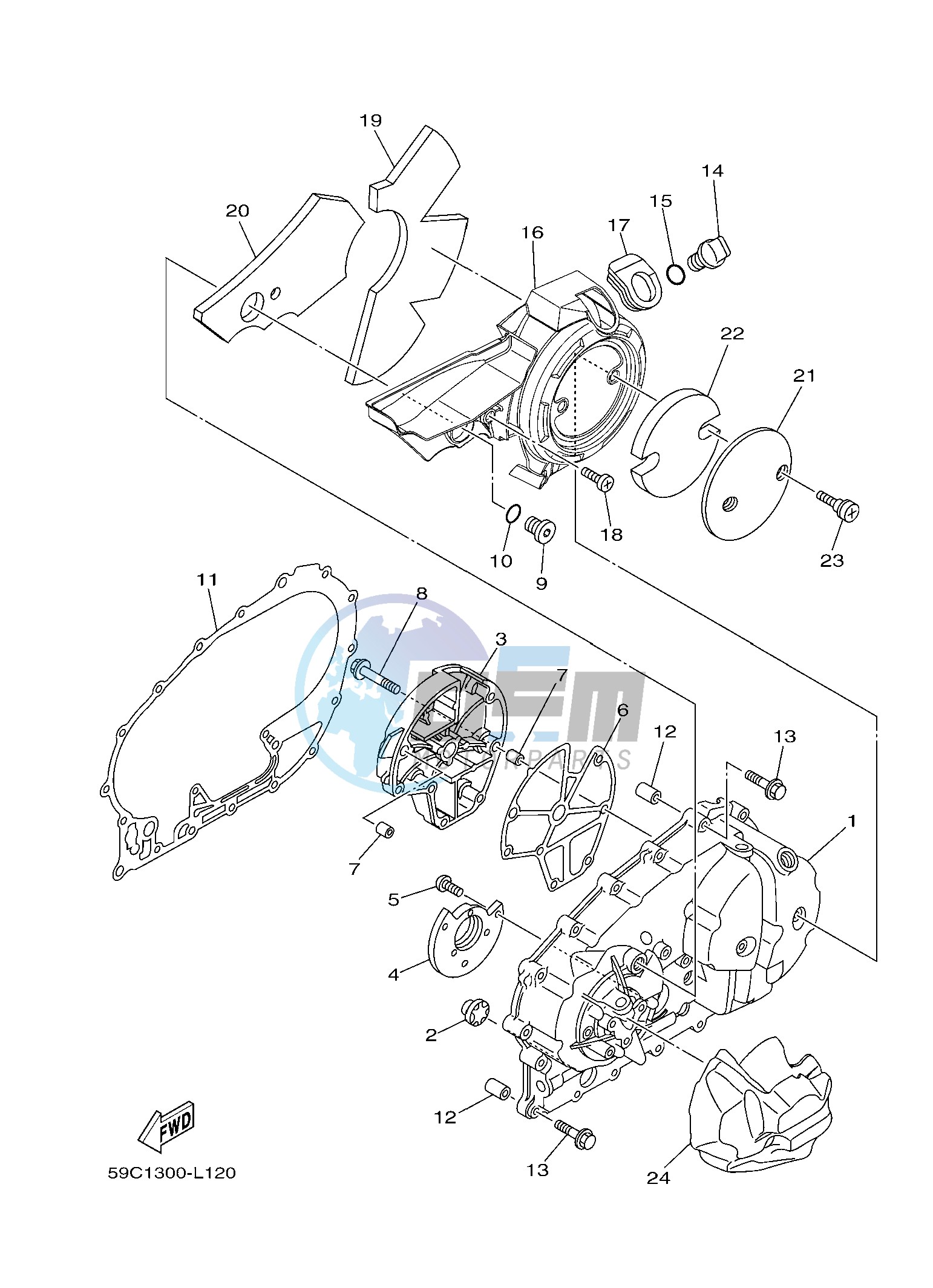 CRANKCASE COVER 1