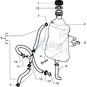 Runner VX 125 drawing Expansion tank