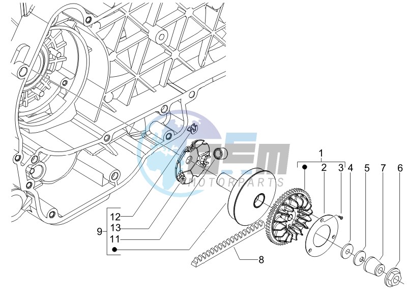 Driving pulley