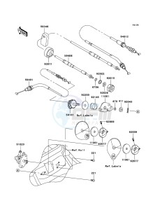 JET SKI 800 SX-R JS800A9F EU drawing Cables