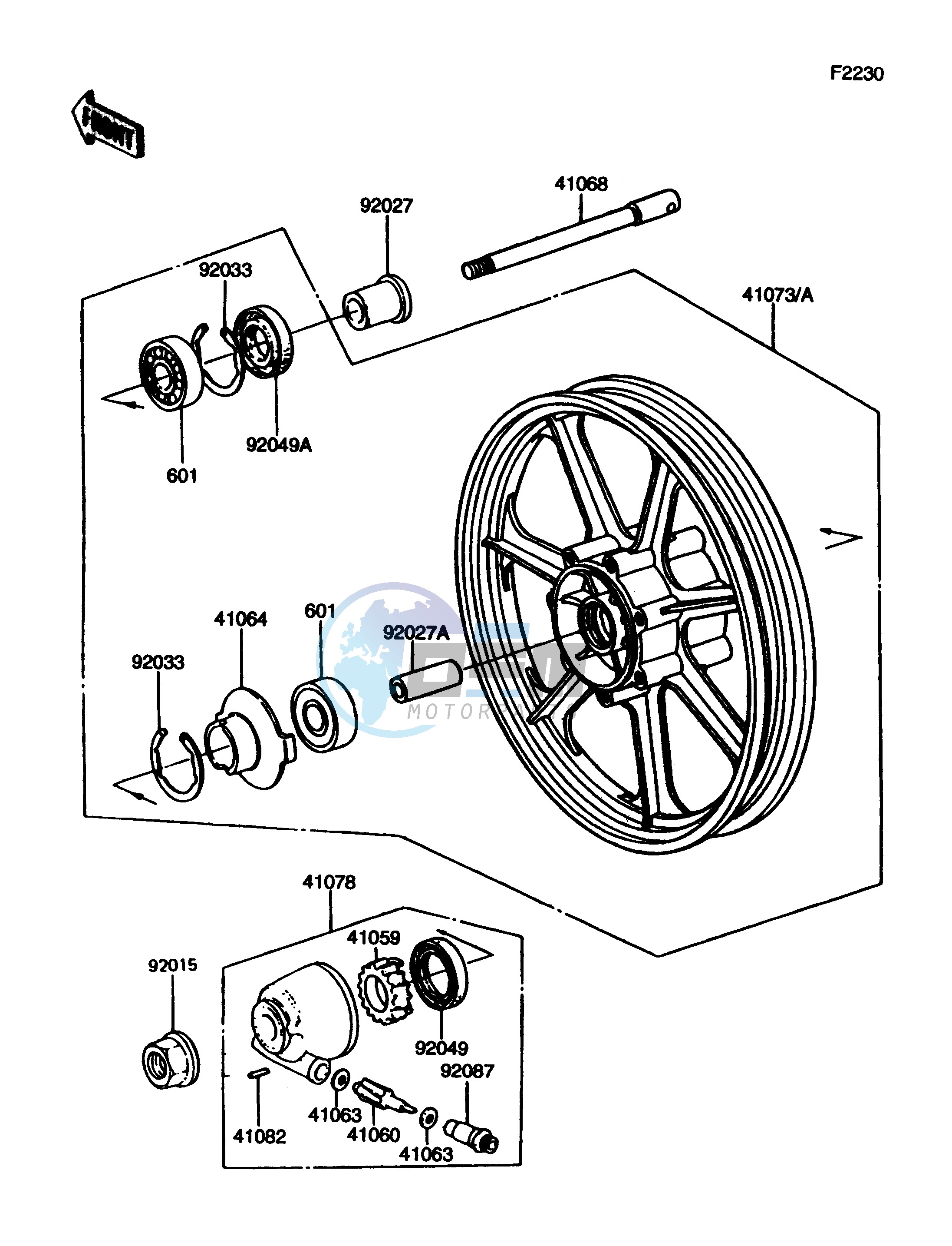 FRONT HUB