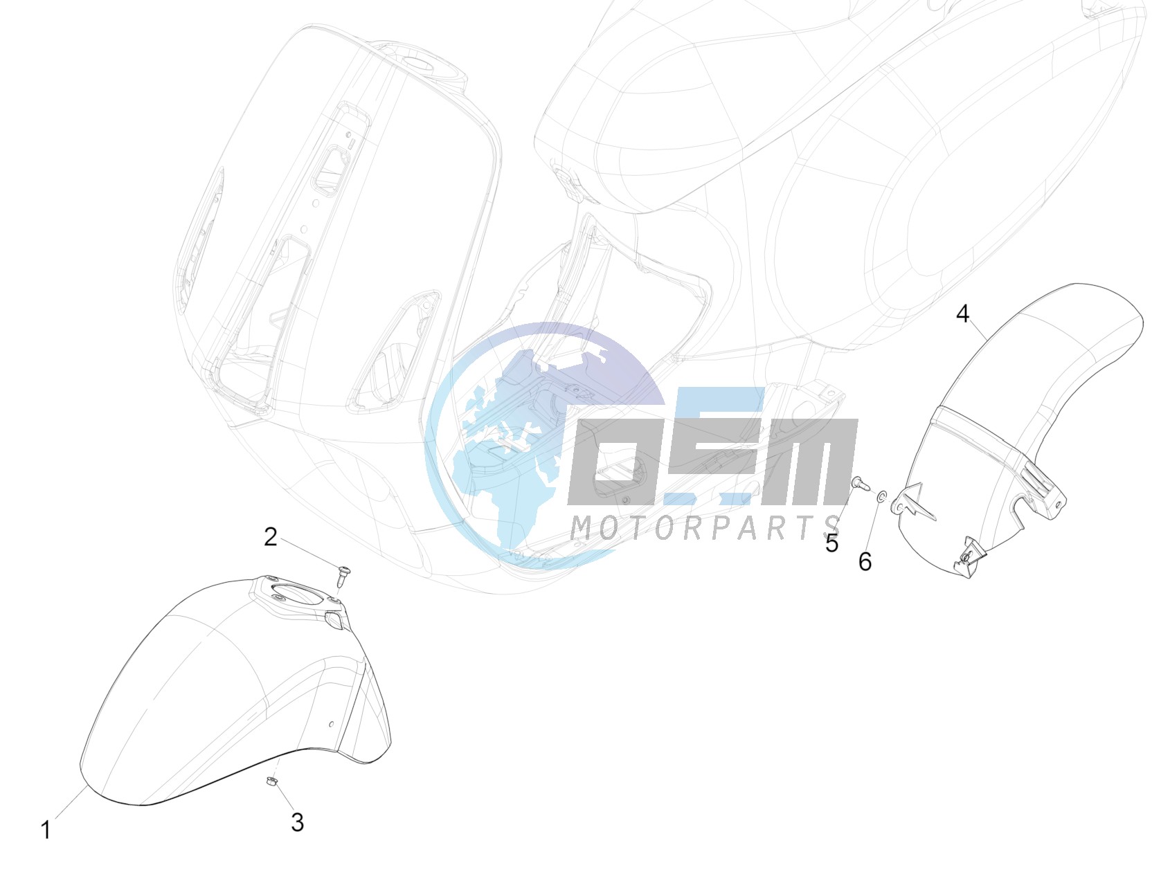 Wheel huosing - Mudguard