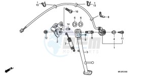 CBR600RAA UK - (E / ABS) drawing STAND