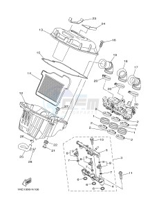 MT09A MT-09 ABS 900 (2DR4 2DR5) drawing INTAKE 2