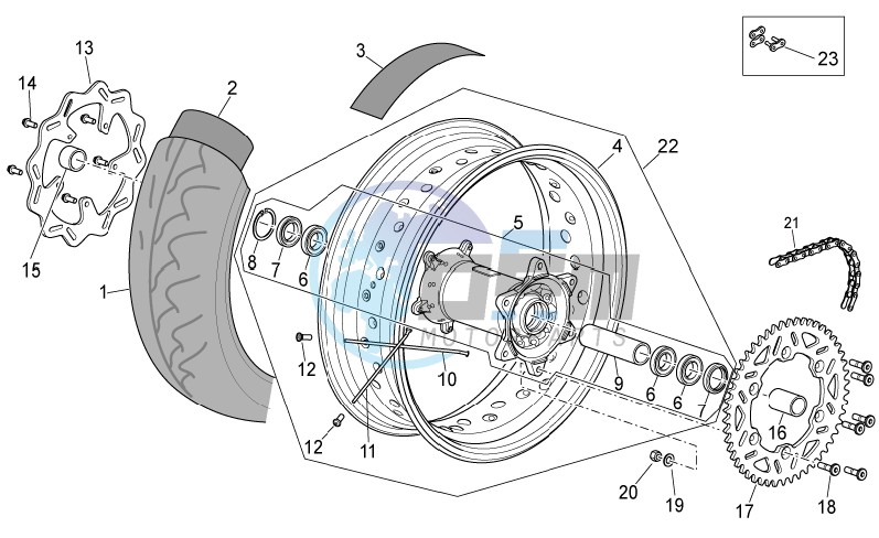 Rear wheel II