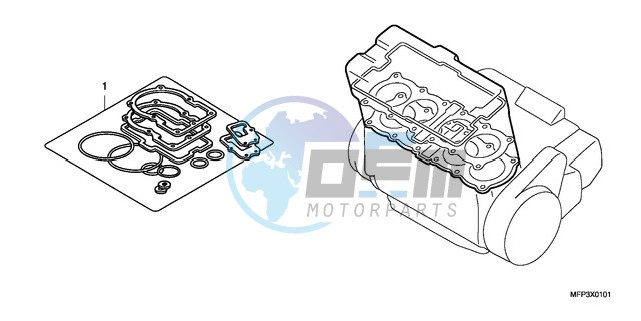 GASKET KIT A (CB13009/S9/A9/SA9)