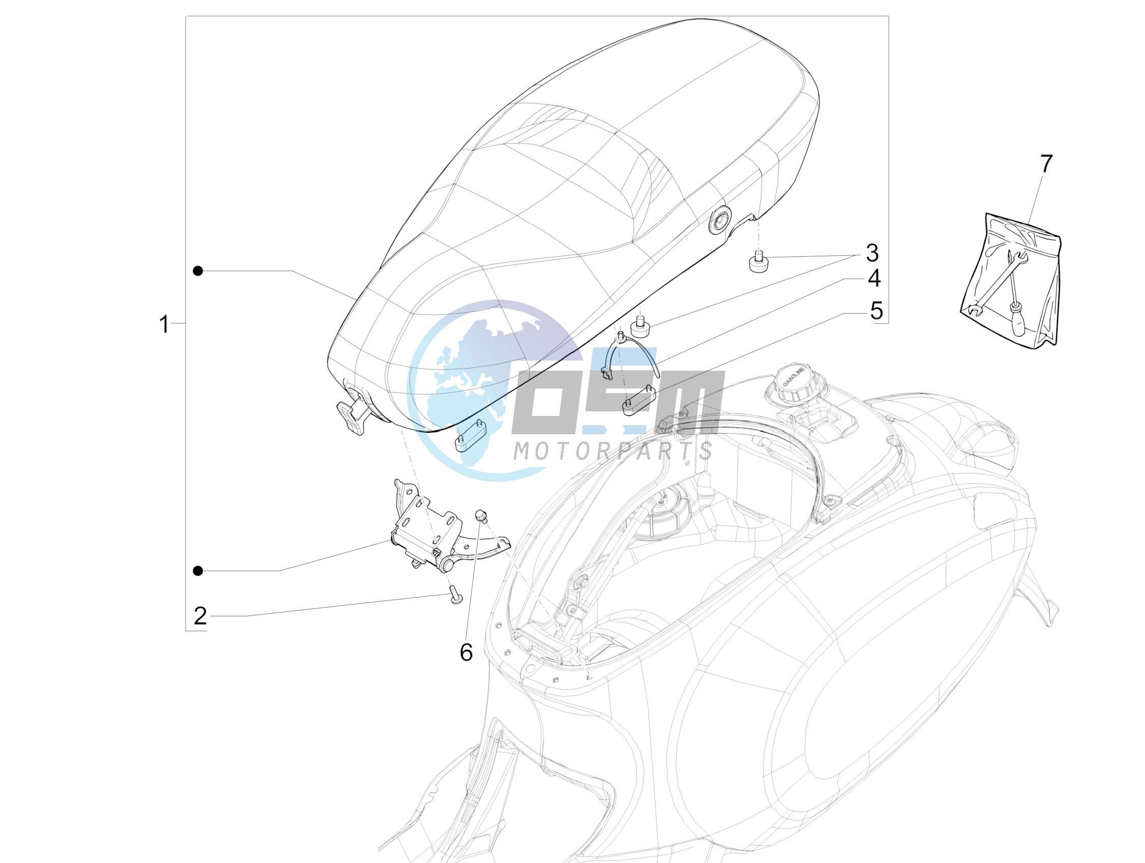 Saddle/seats