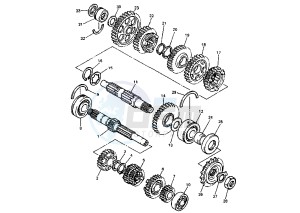 FZS FAZER (FZS600S) 600 drawing TRANSMISSION