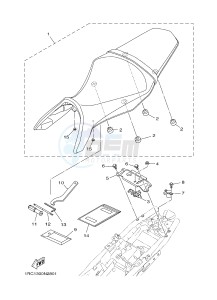 MT09 900 (1RCF) drawing SEAT