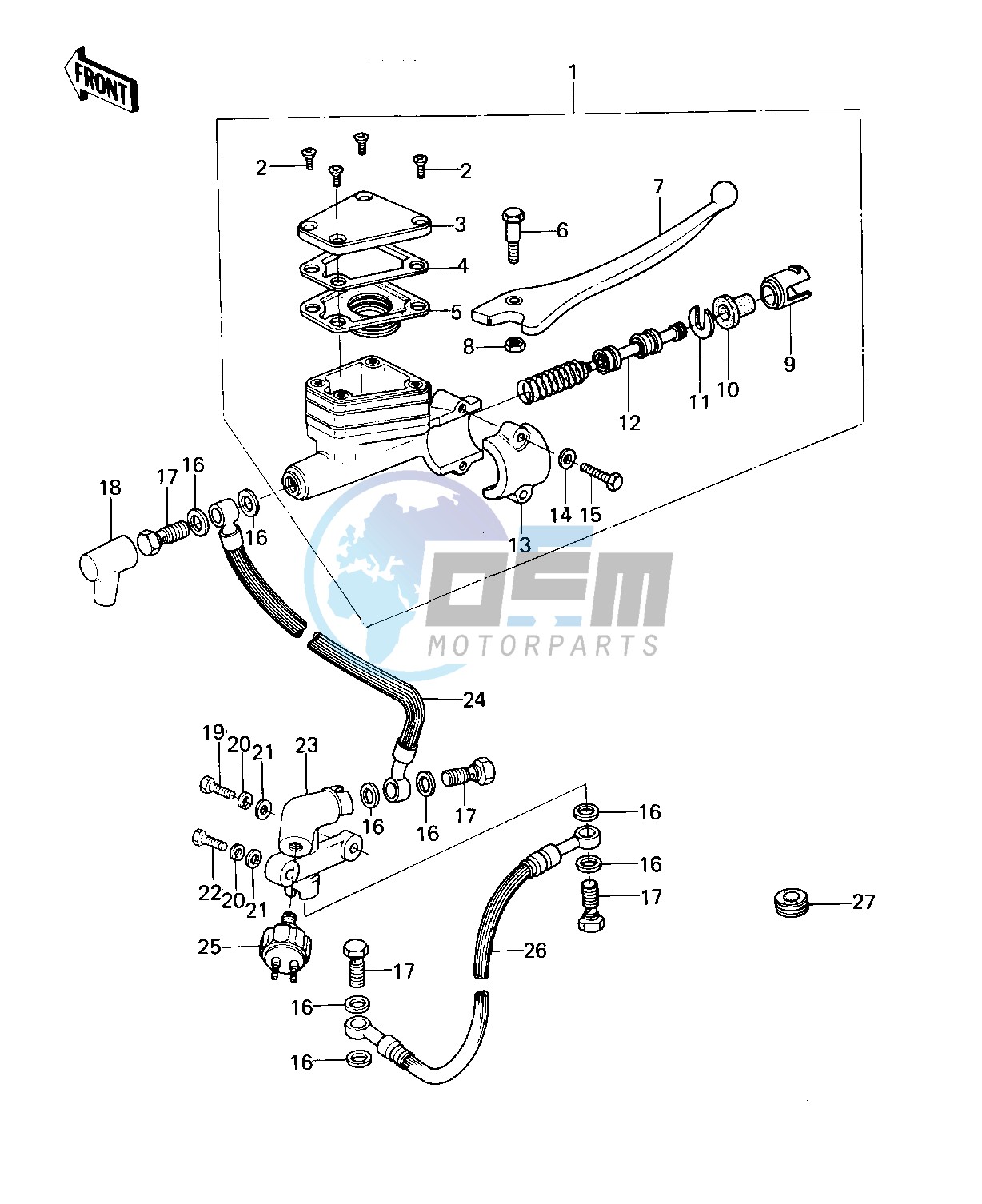 FRONT MASTER CYLINDER