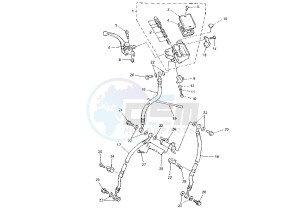 FZS FAZER (FZS600S) 600 drawing FRONT MASTER CYLINDER