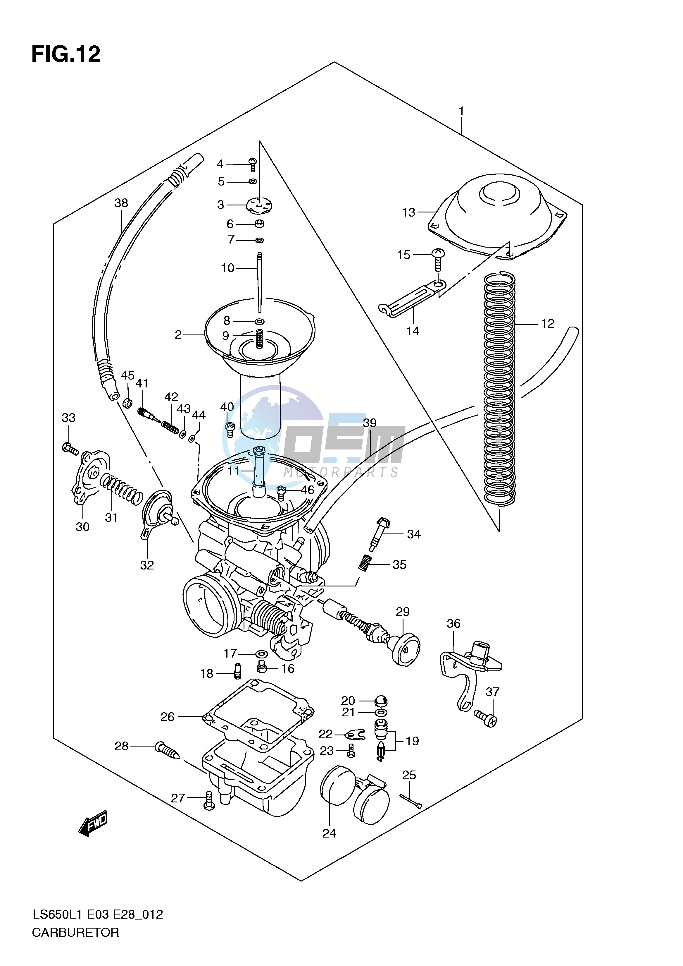 CARBURETOR (LS650L1 E28)