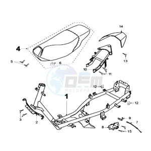 FIGHT RMO drawing FRAME AND SADDLE