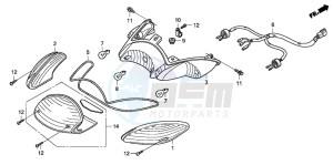 NES150 125 drawing REAR COMBINATION LIGHT