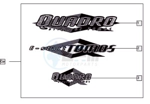 QUADRO_E-START_25-45kmh_K8-L0 50 K8-L0 drawing Decals