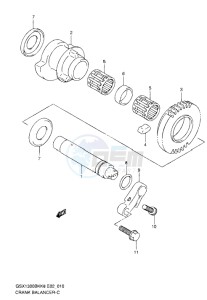 GSX1300B B-KING drawing CRANK BALANCER