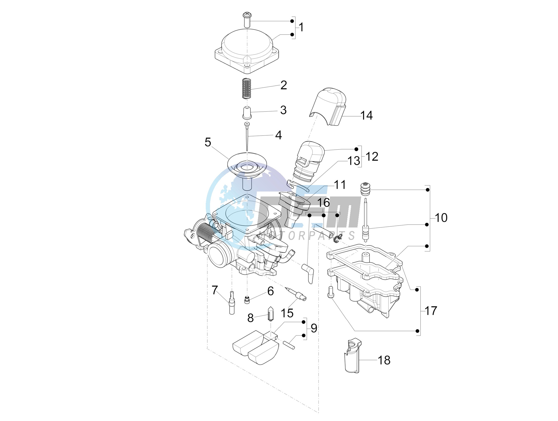 Carburetors components