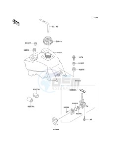 KEF 300 A [LAKOTA 300] (A6) [LAKOTA 300] drawing FUEL TANK