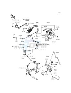 NINJA 300 ABS EX300BEF XX (EU ME A(FRICA) drawing Radiator