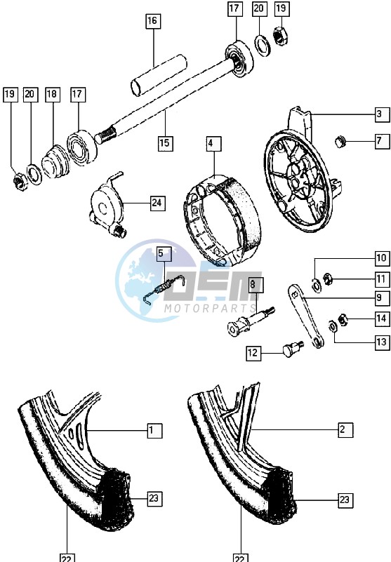 Front wheel I