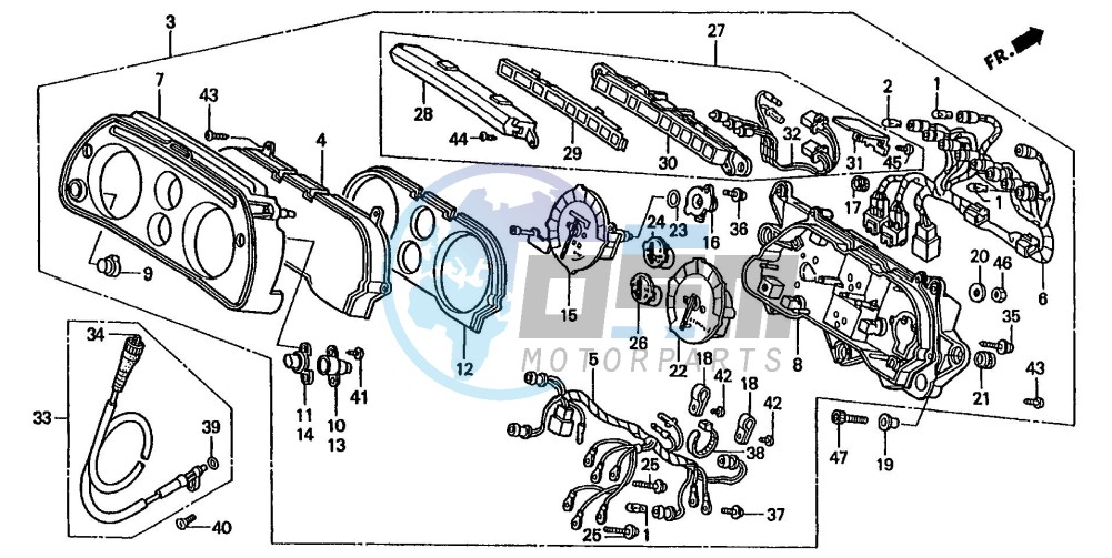 METER (ST1100AN/AP/AR)