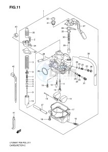 LT-Z90 (P28-P33) drawing CARBURETOR