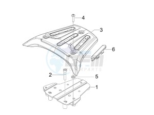 Runner 200 ST 4t e3 drawing Rear luggage rack