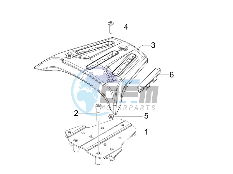 Rear luggage rack