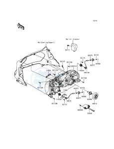 1400GTR ABS ZG1400EFF FR GB XX (EU ME A(FRICA) drawing Headlight(s)