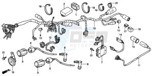 CMX250C REBEL drawing WIRE HARNESS/ IGNITION COIL