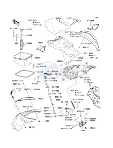 JT 1500 F [ULTRA 260LX] (F9F) F9F drawing HULL FRONT FITTINGS