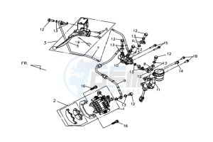 QUAD LANDER 300S drawing REAR BRAKE CALIPER / BRAKE MOUNT