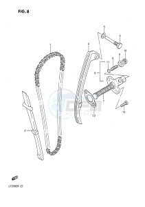 LT230E (E1) drawing CAM CHAIN