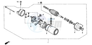 CB600F2 HORNET S drawing STARTING MOTOR