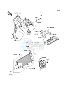 VERSYS KLE650B9F GB XX (EU ME A(FRICA) drawing Radiator