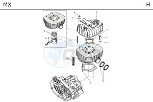 MX 50 drawing ENGINE TAV_H