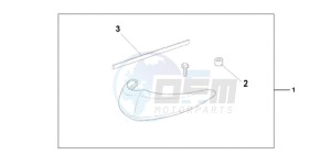 VT750CA9 Australia - (U / ST) drawing CHROME FRONT FEND