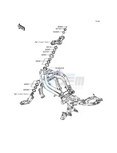 ER-6F EX650EGF XX (EU ME A(FRICA) drawing Frame