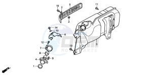 CN250 drawing EXHAUST MUFFLER