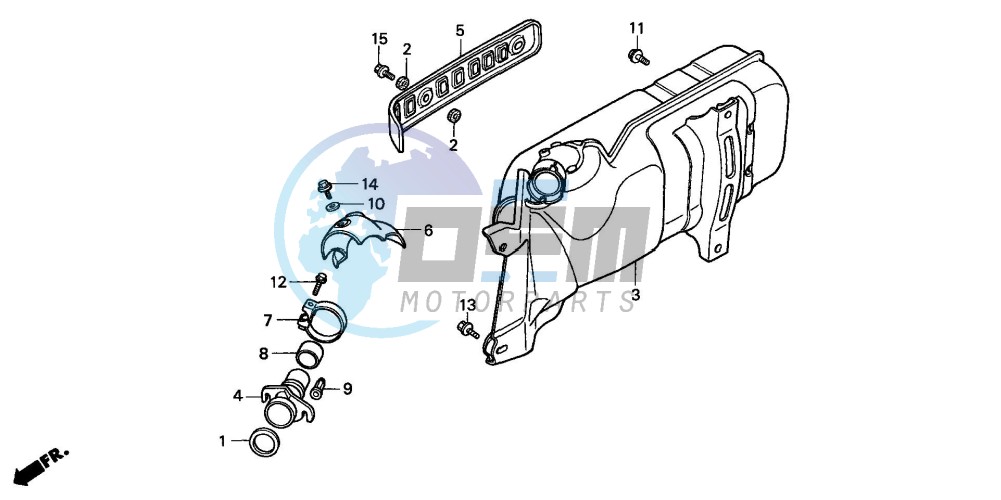 EXHAUST MUFFLER