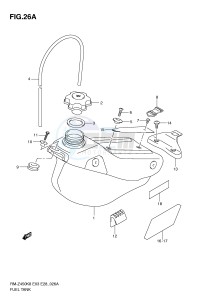 RM-Z450 (E3-E28) drawing FUEL TANK (RM-Z450L1)