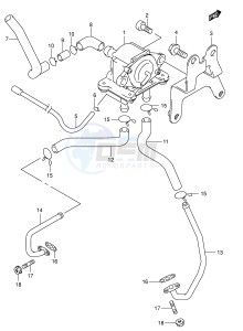 SV650 (E2) drawing 2ND AIR (E18)