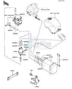 ZG 1000 A [CONCOURS] (A1-A3) [CONCOURS] drawing FUEL EVAPORATIVE SYSTEM